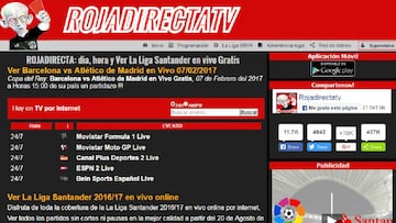 Un juez ha condenado a 'Rojadirecta' al cierre definitivo de la web.