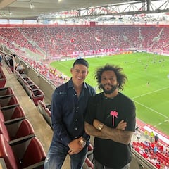 Marcelo recibe a James: “Muy feliz de estar otra vez contigo hermano”