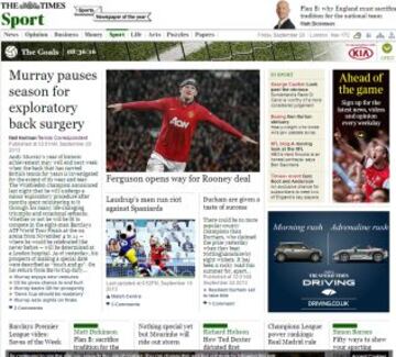 Portadas de la prensa extranjera