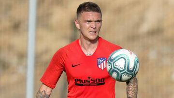 Trippier con el Atlético.