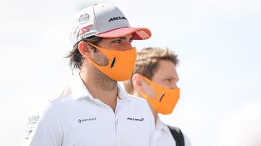 SAINZ Carlos (spa), McLaren Renault F1 MCL35, portrait during the Formula 1 Etihad Airways Abu Dhabi Grand Prix 2020, from December 11 to 13, 2020 on the Yas Marina Circuit, in Abu Dhabi - Photo Antonin Vincent / DPPI
AFP7
11/12/2020 ONLY FOR USE IN SP