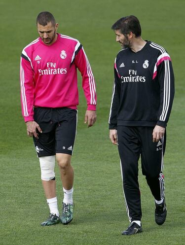 Benzema sigue con dolores y será duda hasta última hora