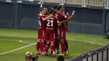 Cubillas celebra el gol del Castell&oacute;n.