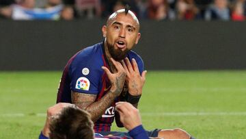 Vidal: "No nos pueden hacer cuatro goles en el Camp Nou"