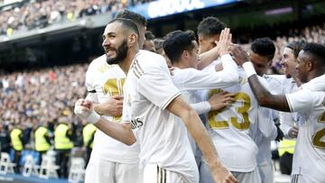 01/02/20 PARTIDO PRIMERA DIVISION
REAL MADRID - ATLETICO DE MADRID
ALEGRIA GOL 1-0 BENZEMA