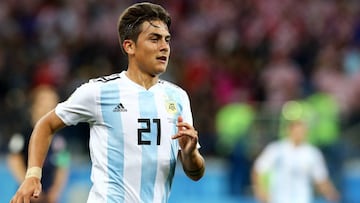 Dybala, baja contra Ecuador