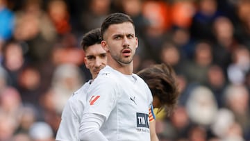 Copete, con el Valencia.