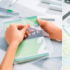 Elegimos seis ideas para forrar y proteger libros, cuadernos y otros materiales escolares