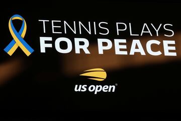 La organización del US Open decidió hacer un torneo de exhibición para recaudar fondos para ayudar a Ucrania en la guerra.