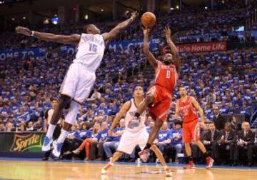 Oklahoma City - Houston Rockets, partido de la NBA perteneciente los Playoffs de la Conferencia Oeste.