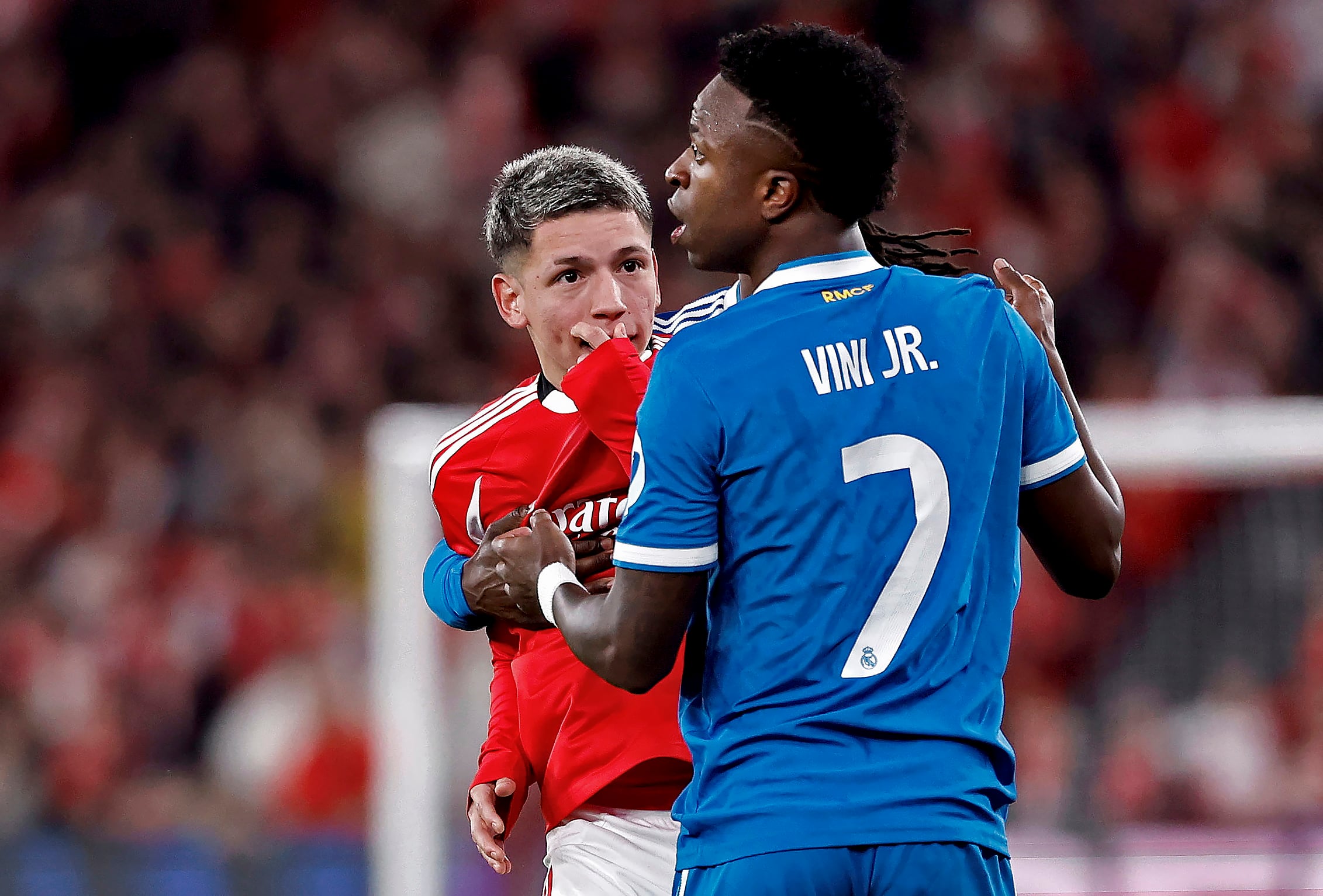 Benfica-Real Madrid: el gol, el baile y un posible insulto racista en imágenes