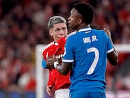 Después de marcar un golazo y de denunciar el comentario racista de Prestianni, en Estados Unidos señalan que Vinicius se lleva el partido de este martes.