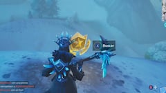 Desafío Fortnite - Busca entre una trampilla misteriosa, una enorme señora de roca y una plataforma precaria