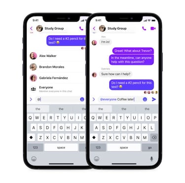 Por fin llegan las menciones globales a Facebook Messenger