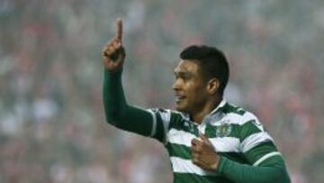 Teófilo Gutiérrez indica el primero de la noche lisboeta.