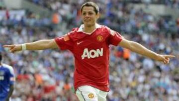 <b>ESTRENO.</b> Chicharito Hernández ha debutado en la Premier League.