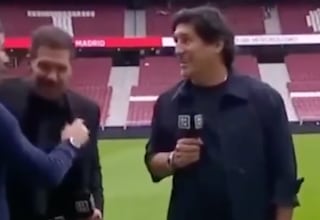 Simeone saludó a Zamorano y el gesto posterior del DT causó polémica: ¡mensaje directo!