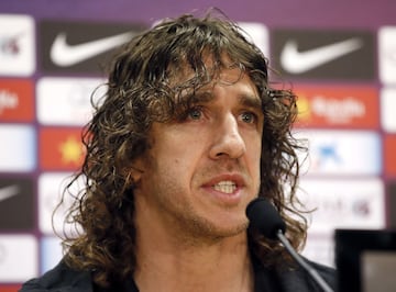 Después de ganar la Supercopa de Europa y cerrar así un palmarés envidiable con tres Champions League, seis Ligas, dos Copas del Rey, siete Supercopas de España, dos Mundiales de clubes y tres Supercopas de Europa, Carles Puyol decidió poner fin a su carrera a los 36 años. 

"Me hubiese gustado despedirme de mi afición en el Camp Nou" dijo en una entrevista a As. El capitán no se pudo retirar sobre el verde por culpa de una lesión.
