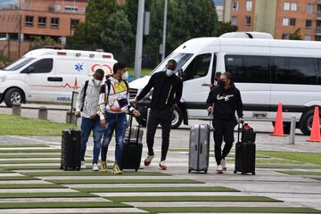 Los seis jugadores de la Liga BetPlay y Juan Fernando Quintero ya están en la Sede Deportiva de la FCF en Bogotá para iniciar la preparación de Eliminatorias.