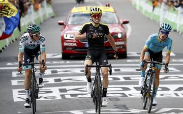 Simon Yates fue el vencedor de la etapa.