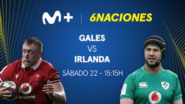 Gales vs Irlanda del Seis Naciones de rugby 2025 en Movistar Plus+