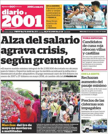 Las portadas de la prensa tras el Real Madrid-Bayern Múnich