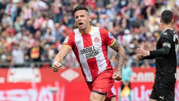 Aday Benítez con el Girona.