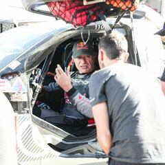 Sainz se llevó un buen susto: “Al caer vi un montón de luces”