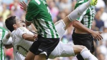 <b>PARTIDO DE IDA. </b>Cristiano disputó 77 minutos en el Bernabéu, pero no tuvo fortuna de cara a gol.