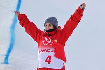 Queralt Castellet ha logrado la quinta medalla de España en la historia de los Juegos Olímpicos de Invierno tras conseguir la plata en la final de snowboard halfpipe.