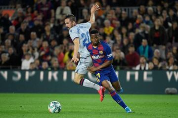 Ansu Fati in action against Levante.