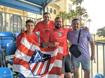 Dani, Luisma, Ismael y Raúl posan para AS.