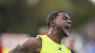 Justin Gatlin venci&oacute; en los 100 metros de Rieti (Italia). 