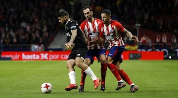 Banega, Godín y Vitolo