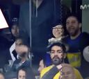 La fría reacción de Messi al gol de Benedetto