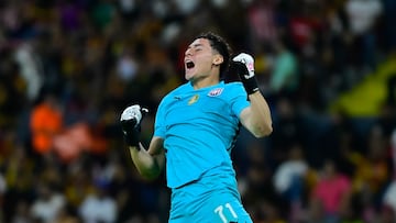 during the second leg final match between Leones Negros de la UDG and CD Tapatio as part of the Campeon de Campeones Liga BBVA Expansion MX, at Jalisco Stadium on June 07, 2025 in Guadalajara, Jalisco, Mexico.