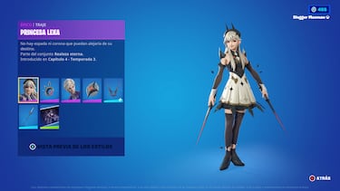 Príncipe Orin y Princesa Lexa son las nuevas skins del Club de Fortnite de agosto 2023