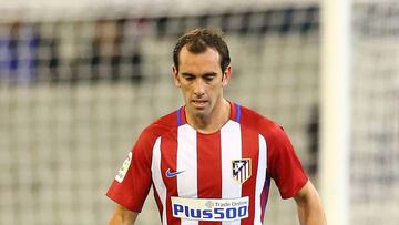 God&iacute;n, durante el partido contra el Tottenham.