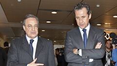 Florentino P&eacute;rez y Jorge Valdano, en una imagen de archivo.