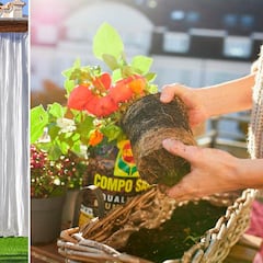 Decora el jardín con plantas, flores y muebles para empezar a disfrutar del buen tiempo