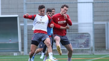 Torró Y Herrando durante un entrenamiento anterior.