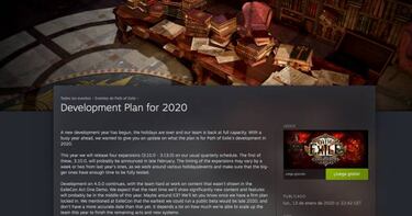 Path of Exile 2 no llegará en 2020; más información en el E3