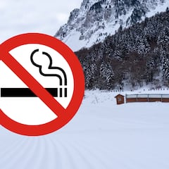 375€ de multa: Francia prohíbe fumar en las estaciones de esquí