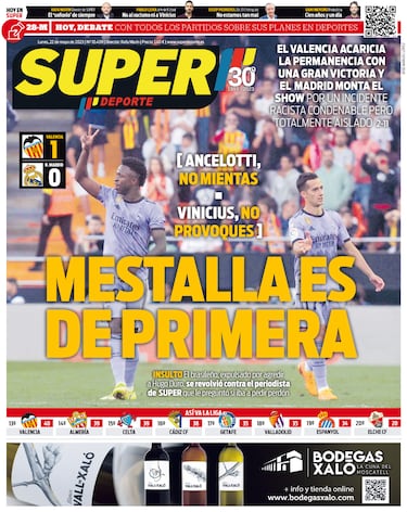 Superdeporte: Vinicius, adems de tonto, es un insoportable provocador