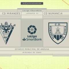Resumen y goles del Mirandés vs Numancia de LaLiga SmartBank