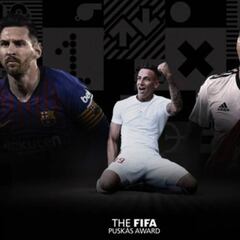 Los finalistas al Premio Puskas 2019: de la vaselina de Messi a la falta magistral de Quintero