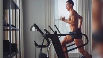 El durísimo entrenamiento de Cristiano en el gimnasio