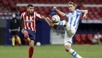 Ángel Correa contra la Real Sociedad.