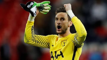 El guardameta franc&eacute;s del Tottenham, Hugo Lloris, durante un partido.