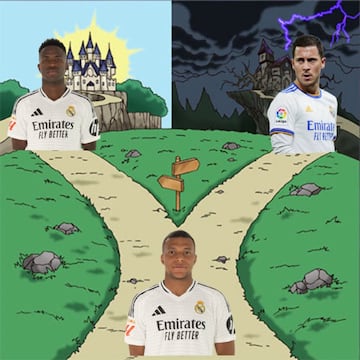 El partido de Mbappé, protagonista de los memes